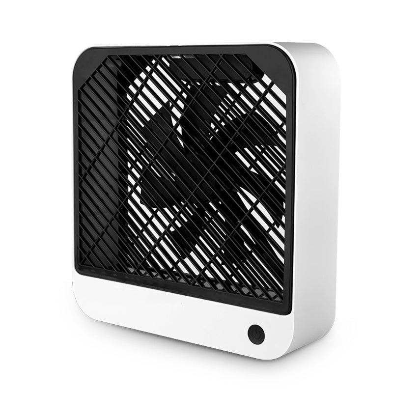 Square Simple Household USB Charging Fan New Style Summer Portable Dormitory