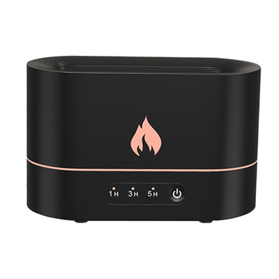 Siming Flame Aromatherapy Machine Home Bedroom Silent Atmosphere Light Humidifier Flame Diffuser Home Decor