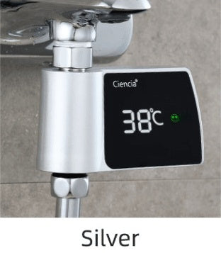 Plastic Visual Shower Faucet No Power Consumption Water Thermometer Bath